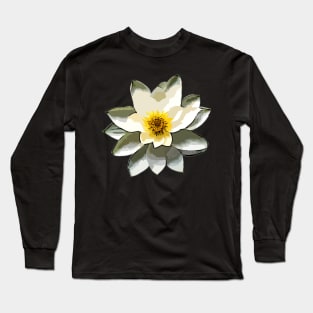 White Lotus Art Long Sleeve T-Shirt